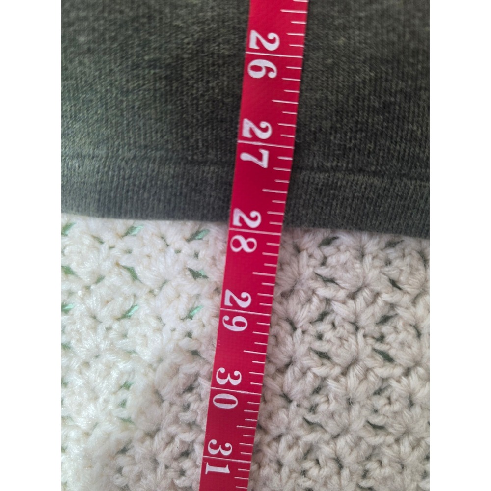 Polo Ralph Lauren Quarter Zip Pullover Mens XXL Green Gray Excellent Estate Rib - Picture 8 of 10